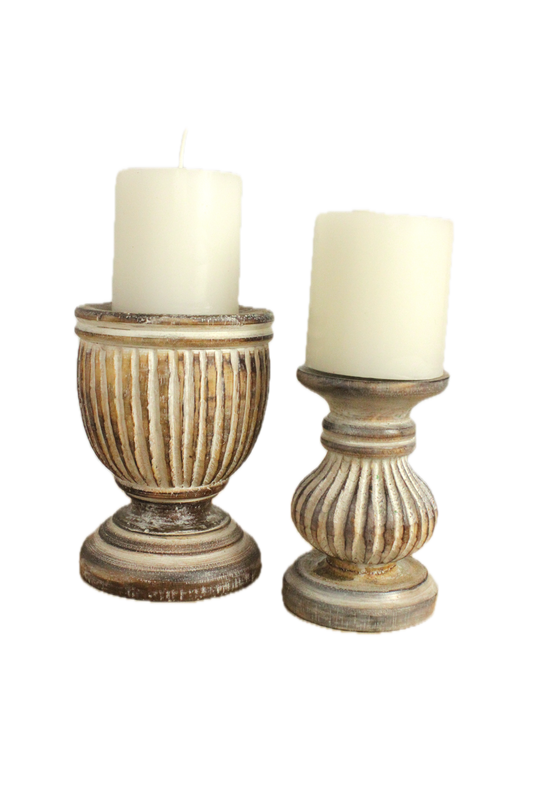 FLORES Candle Holders - Set of 2