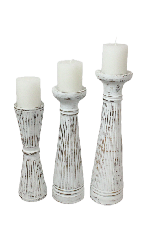 TANGIER Candle Holders - Set of 3